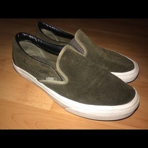vans perf suede slip on
